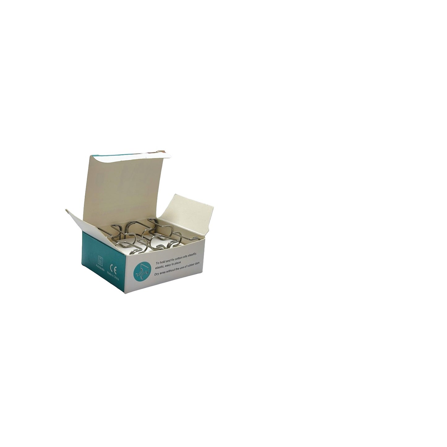 Soporte Porta Rollo De Algodón Dental Acero