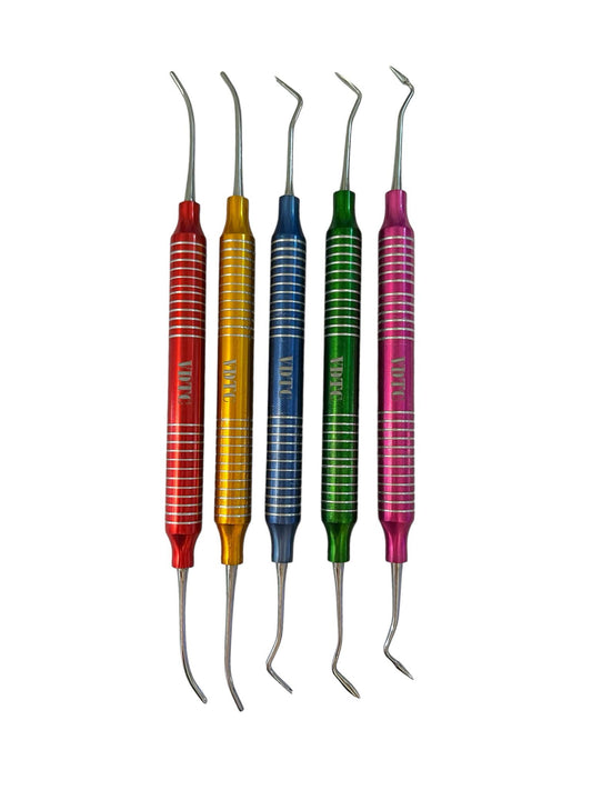 Kit 5 Espátula Resina Dental Alta Calidad VDTC